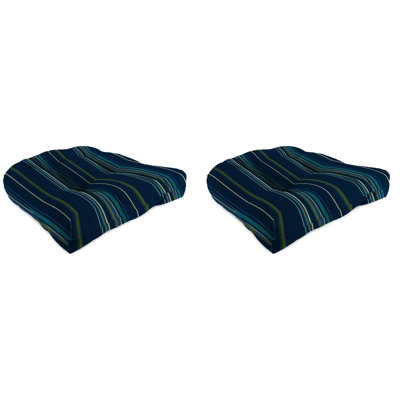 Contoured Outdoor Wicker Seat Cushion
