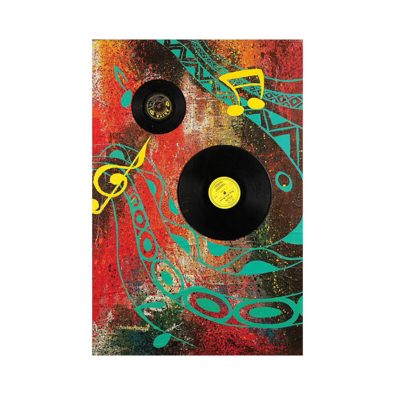 Vintage 1 Piece Wrapped Canvas Wall Art, 66.04cm H x 45.72cm W x 1.91cm D