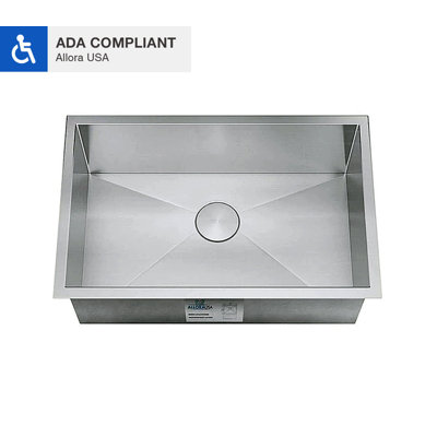 20'' L Single Bowl Stainless Steel Kitchen Sink