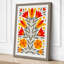 Symmetrical Study Botanical 1 Piece Wrapped Canvas Wall Art-1702156195-1702156192