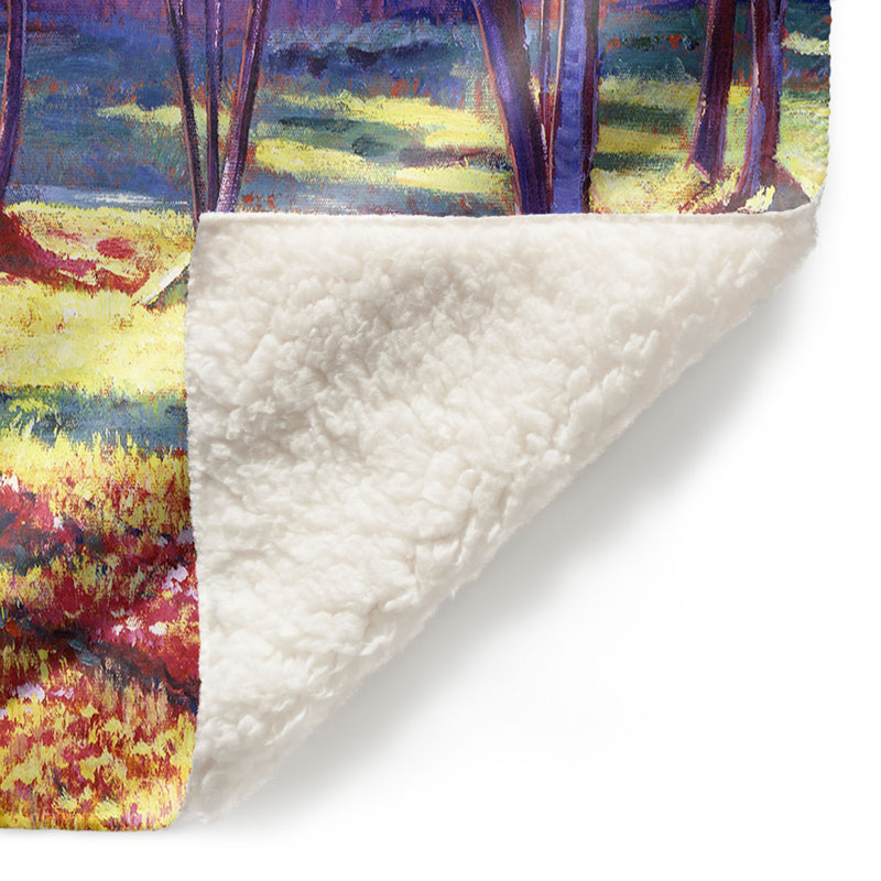 Hand Woven Throw Blanket, 68" x 80"