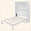 Lit escamotable mural avec tablettes Murphy