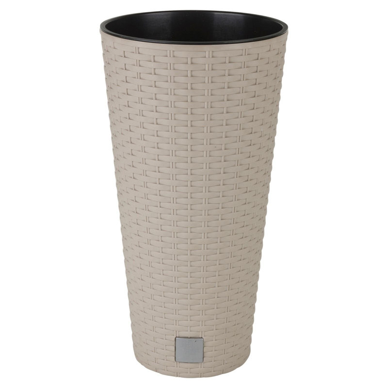 Pot Planter, Mocca, 38cm H x 20cm W x 20cm D