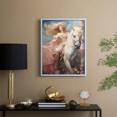WOMEN Series CMXLV Framed Print - Solid Wood
