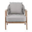 Fauteuil club en corde Orla (sans la table)