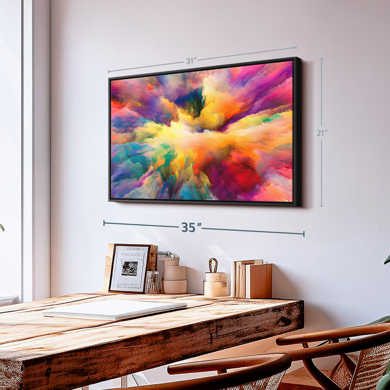 Impression sur toile abstraite Cloud Convergence