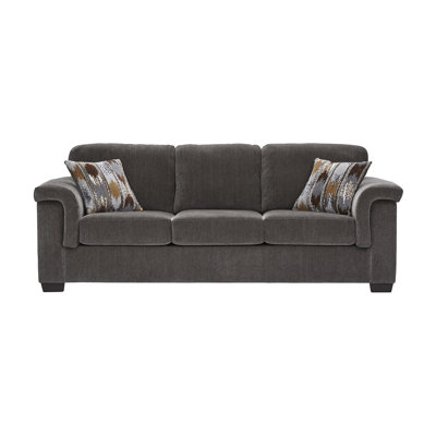 96" Upholstered Padded Track Arm Sofa - Macho Earth