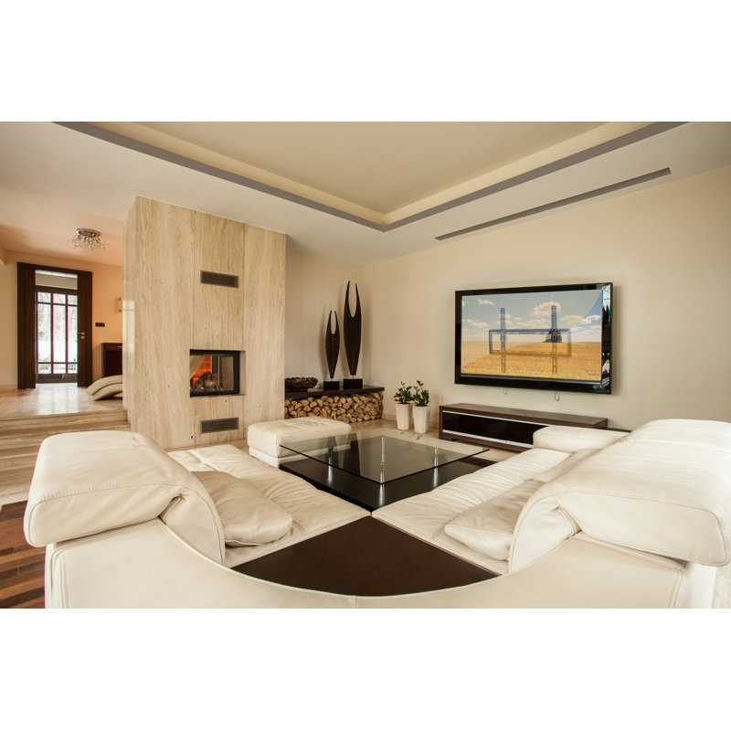Black Adjustable Full-Motion Wall Mount for 32-70 inch TVs