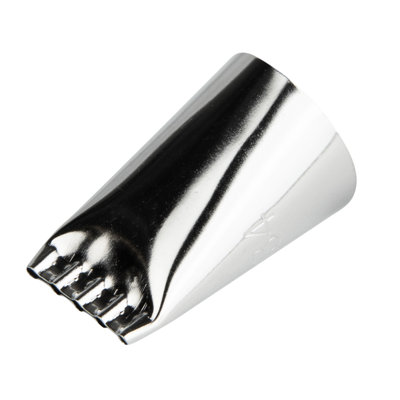 Restaurantware-Pastry Tek Icing Tip, 1 Musical Scale Decorating Tip - #134, Dent-Resistant, Stainless Steel Cake Tip, Dishwasher-Safe, Decorate Cupcakes, Cakes, or Cookies