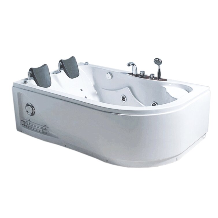 Two Persons Corner Bath Tub Whirlpool Jets Massage Bathtub 1.5X1.5m - China  Bathtub Whirlpool, Bathtub