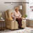 PU Leather Power Lift Recliner Chair, Faux Leather Recliner Chair Sofa with Massage and Heat-547560065