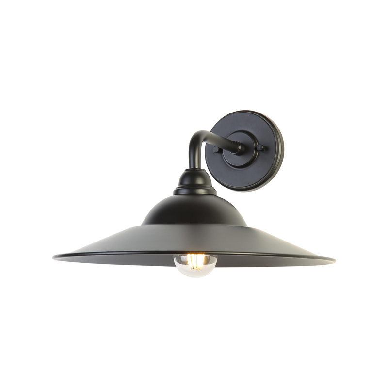 Alsawwan 15" Wall Sconce - Outdoor, Matte Black