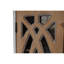 Armoire de rangement peu encombrante de style rustique en bois massif pour une utilisation polyvalente