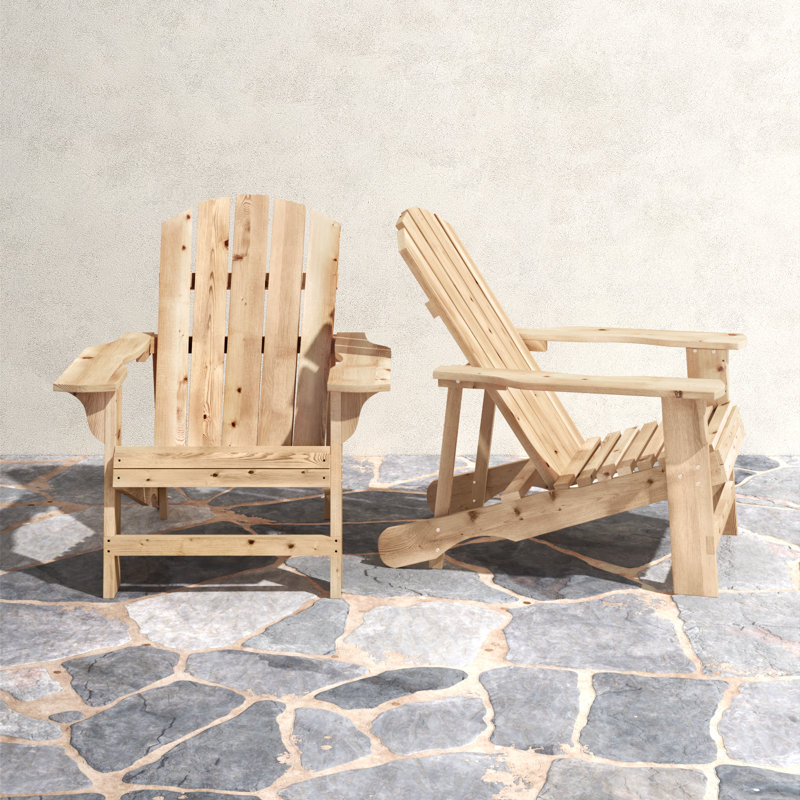 Aritzel Jossper Solid Wood Adirondack Chair (2-Pack)