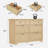 Boho Natural Rattan 4-piece Bedroom Set-1109754907