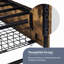 Structure de lit double Ramjan avec 4 tiroirs de rangement XL-66602934