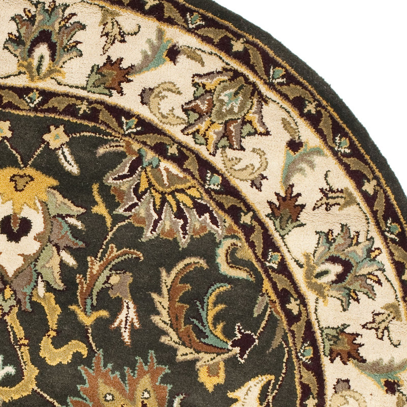 Cranmore Hand Tufted Wool Oriental Rug, Round 6'