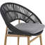 Ensemble de 2 chaises d'extérieur en osier-452419363