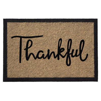 Personalizable Non-Slip Thanksgiving Indoor / Outdoor Doormat