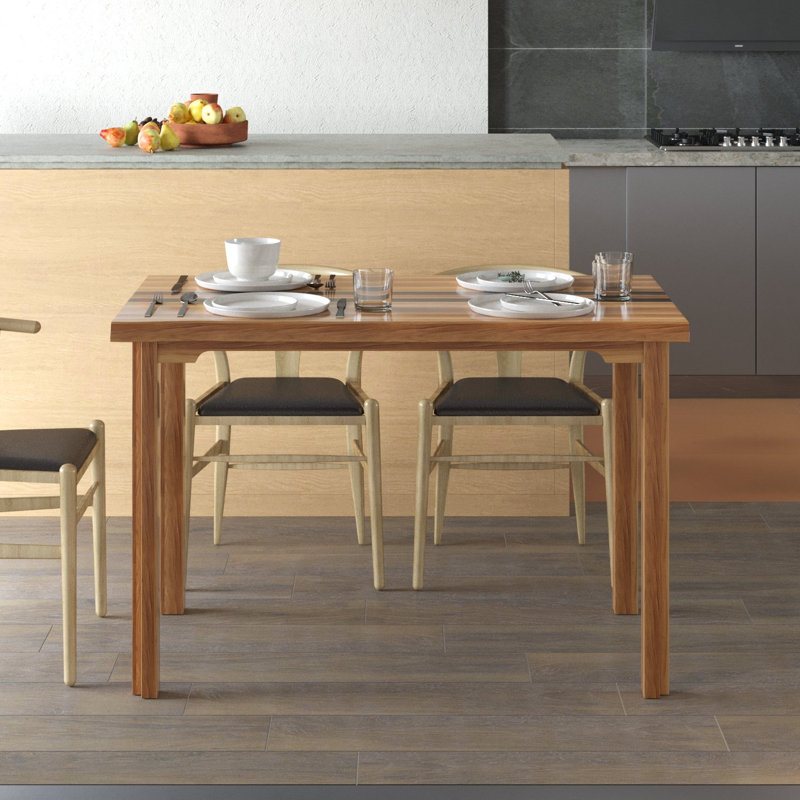 Hirschman Pine Solid Wood Dining Table, H75 x L160 x W70cm