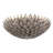 Posie 17-in Aged Silver Flush Mount