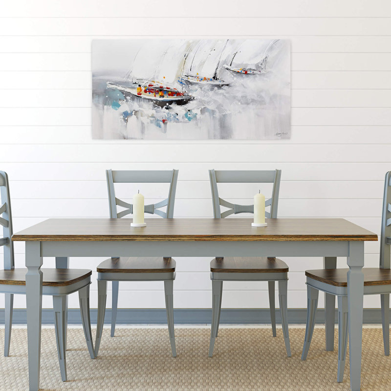 Hand-Painted Canvas Picture Endspurt