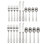 Opal Innocence 20 Piece 18/10 Stainless Steel Flatware Set
