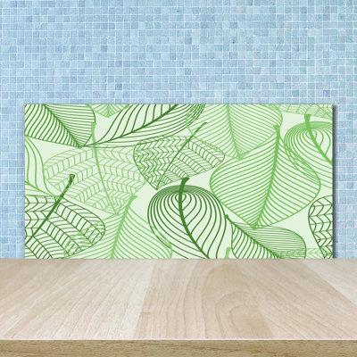 50cm W x 100cm L Glass Peel and Stick Panel