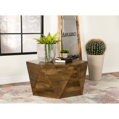 Table basse hexagonale Natural