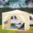 Folding Canopy With 4 Removable Sidewalls Outdoor Event Shelter UPF 50+ Gazebo Portable Tents For Parties Beach Camping Wedding EZ Pop Up Canopy 4Pcs Weight Bag + Carry Bag-111463238