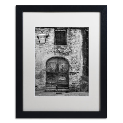Framed Wall Art - Tina Lavoie ‘Vintage Lilacs’ Wall Decor with Matted Frame - Living Room, Kitchen, and Bathroom Art - 11x14