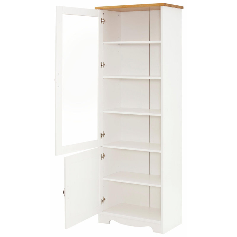 Raoul Display Cabinet, White 