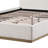 Boucle Upholstered Wingback Platform Bed-1935837251-1937323221