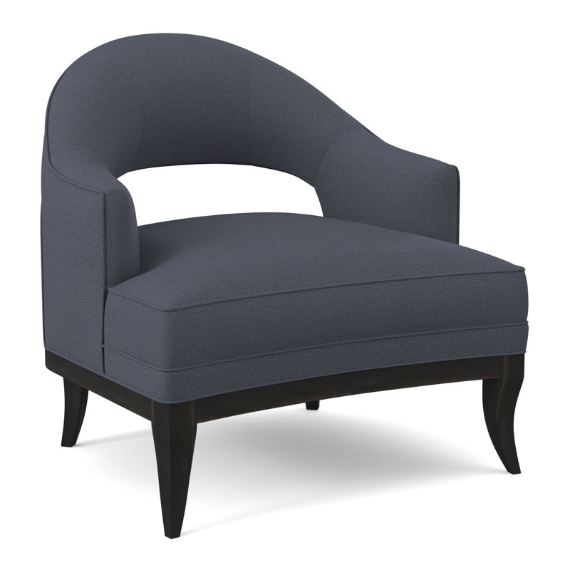 Mariposa Armchair, Espresso, Bruges Linen