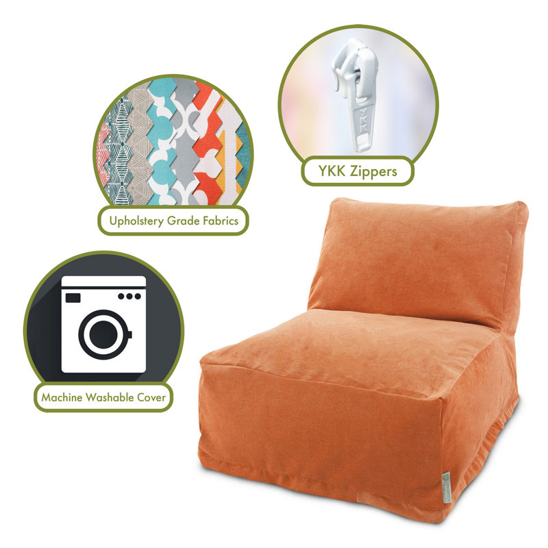 Polyester Bean Bag Chair & Lounger, Orange