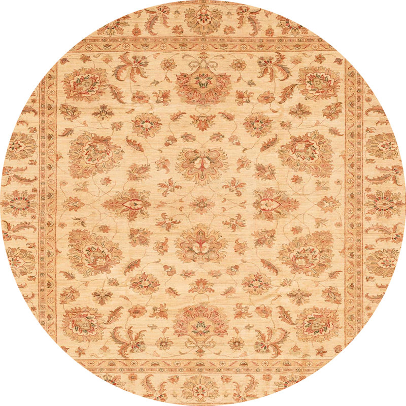 Abstract Indoor Rug, Round 8'