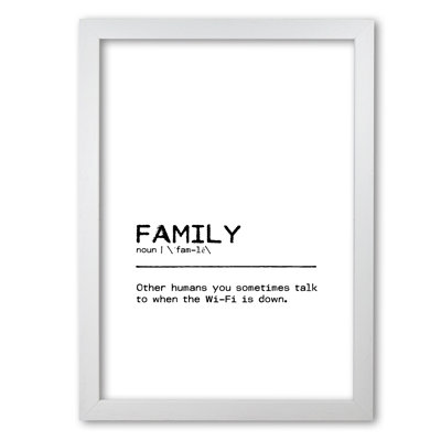 Family Wifi 1 Piece Wall Art