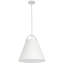 Luminaire suspendu conique 1 lumière Dipti-615722058-615722063