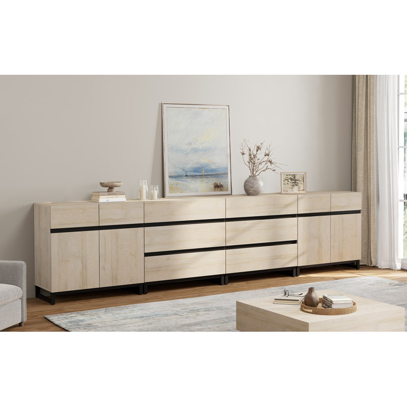 Dresser For Bedroom, Closet Organizers And Storage With Adjustable Shelves And 6 Drawers, Chest Of Drawers With Metal Base, Wooden Modern Dresser For Living Room, Hallway, Entryway
