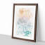 Beach In Hawaii Abstract Watercolour - Picture Frame Graphic Art-56923354-56923355