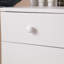 Bureau de coiffeuse avec miroir lumineux et prise de courant, bureau de maquillage avec tiroirs et grande armoire de rangement pour la chambre à coucher, 3 modes d'éclairage à luminosité réglable, tabouret de rangement, blanc