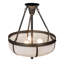 3 - Light Semi Flush Mount
