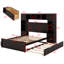 Lit en bois avec armoire tout-en-un, tablette, douilles et lit gigogne-1396413162-1405465899