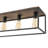 Delcina Industrial Rectangle Cage Flush Mount-660188882