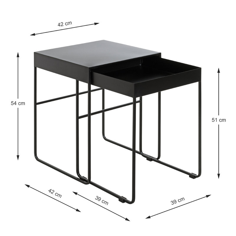 Indika Sled Nesting Tables