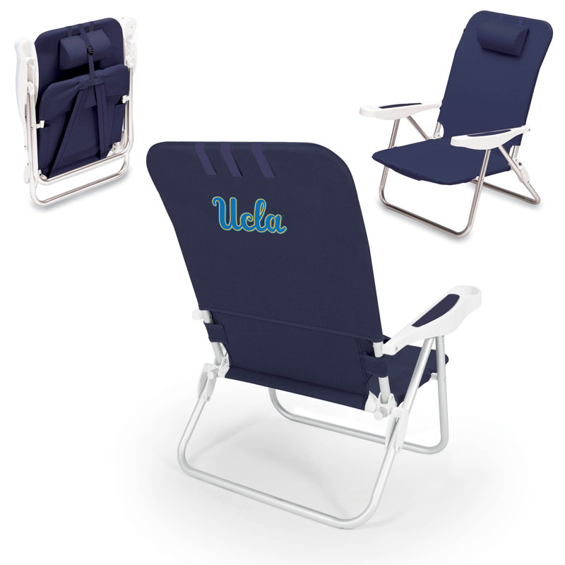 Chaise de plage inclinable monaco NCAA, Auburn, Bleu