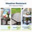 Table d'appoint extérieure 17 po 2 niveaux-870705049