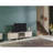 Denver Mid Century Modern Tv Stand 2 Door Cabinets 1 Glass Shelf 66 Inch Tv Unit-907580424