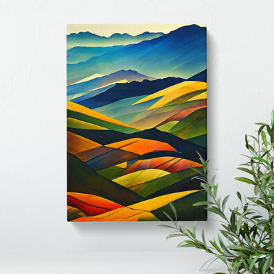 Watercolour Meadow Landscape No.5 - Wall Art