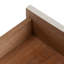 Table de chevet Elegant Boatner Coastal - l 18,5 po en osier et bambou avec tiroir et tablette ouverte-1455529940